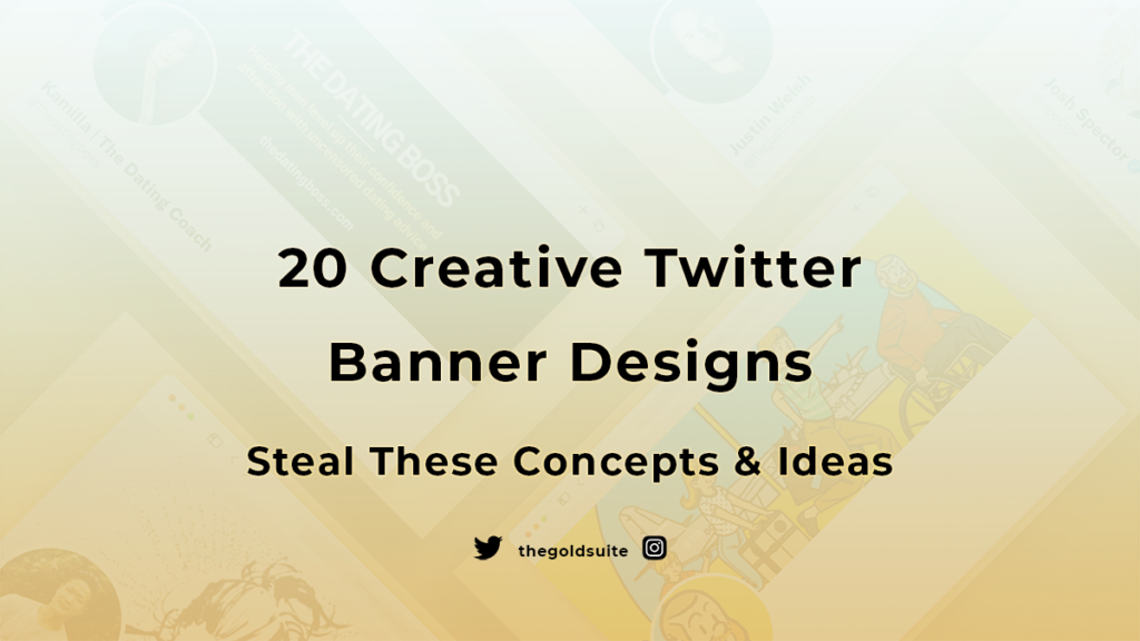 20 Creative Twitter Banner Designs