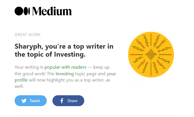 Top Writer on Medium